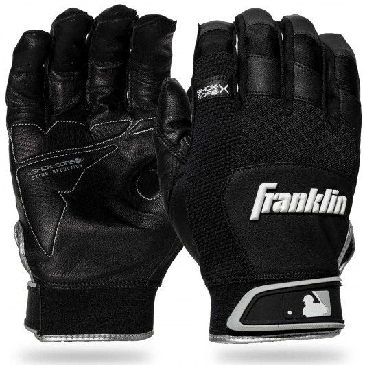Outlet 🔥 Franklin Shok-Sorb X Adult Batting Gloves: 209 👏 3 Outlet 🔥 Franklin Shok-Sorb X Adult Batting Gloves: 209 👏