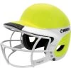 New ❤️ Worth Liberty Batting Helmet with Mask: WLBH / WLBHA 😀 -BaseBallBat Official Shop worth wlbha liberty away optic yellow softball batting helmet w faceguard a82